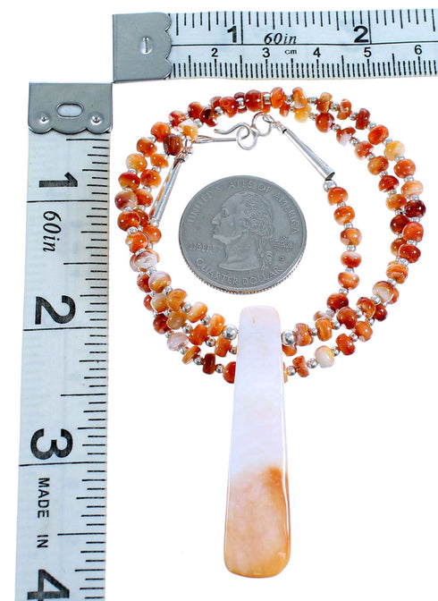 Genuine Sterling Silver Oyster Shell Bead Necklace DX116082